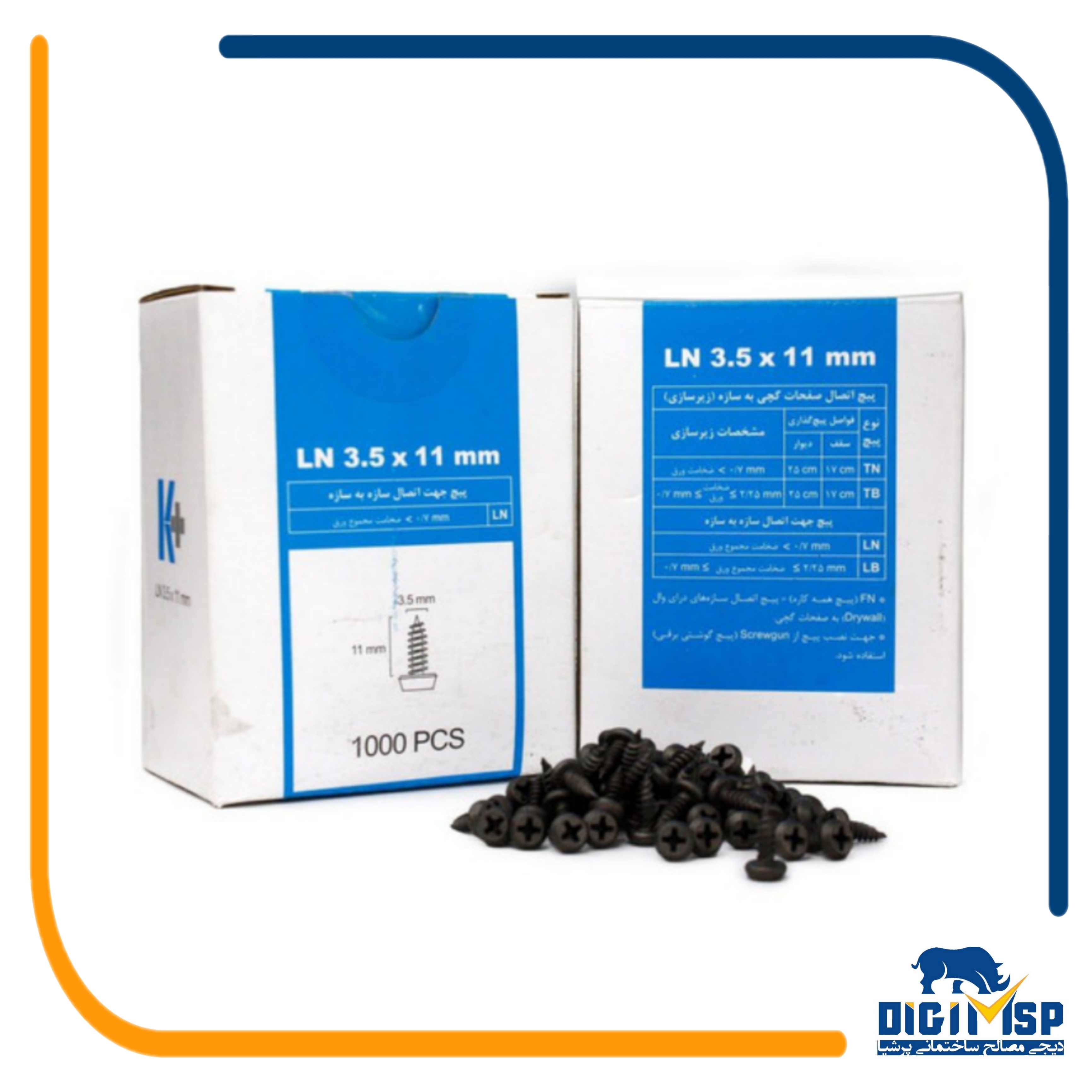 پیچ سازه به سازه 11*3.5 LN  